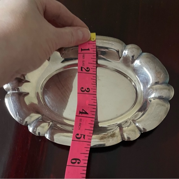 Wm. A Roger’s Silver Plated Oval Candy/Trinket Dish - Picture 6 of 7